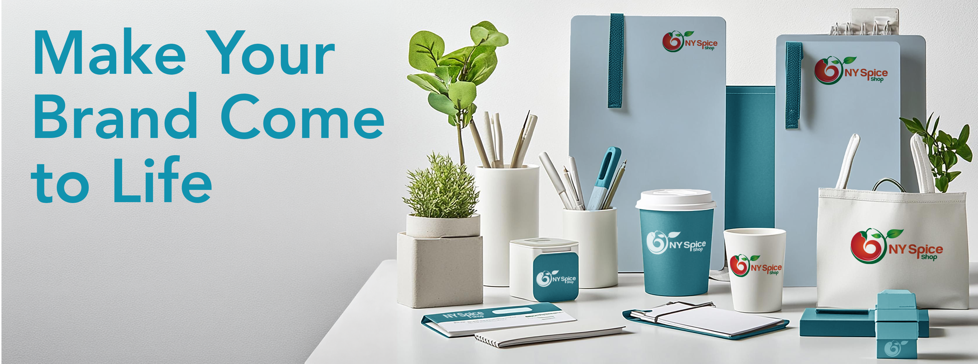 Custom branded corporate gifts and promotional products - notebooks, tote bags, and more with your logo | Alison's Printshop in Mahwah, NJ.