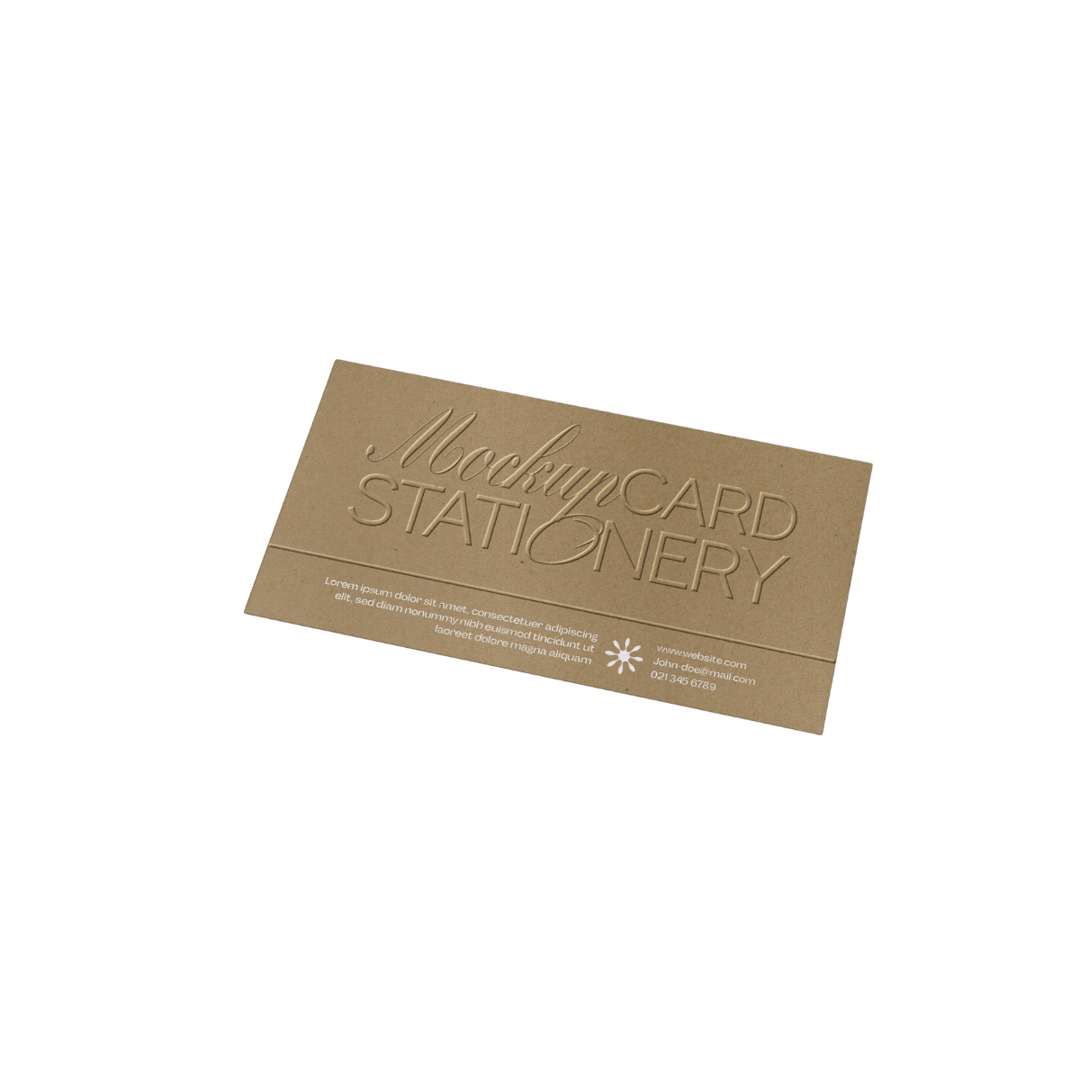 Raised Foil Business Cards