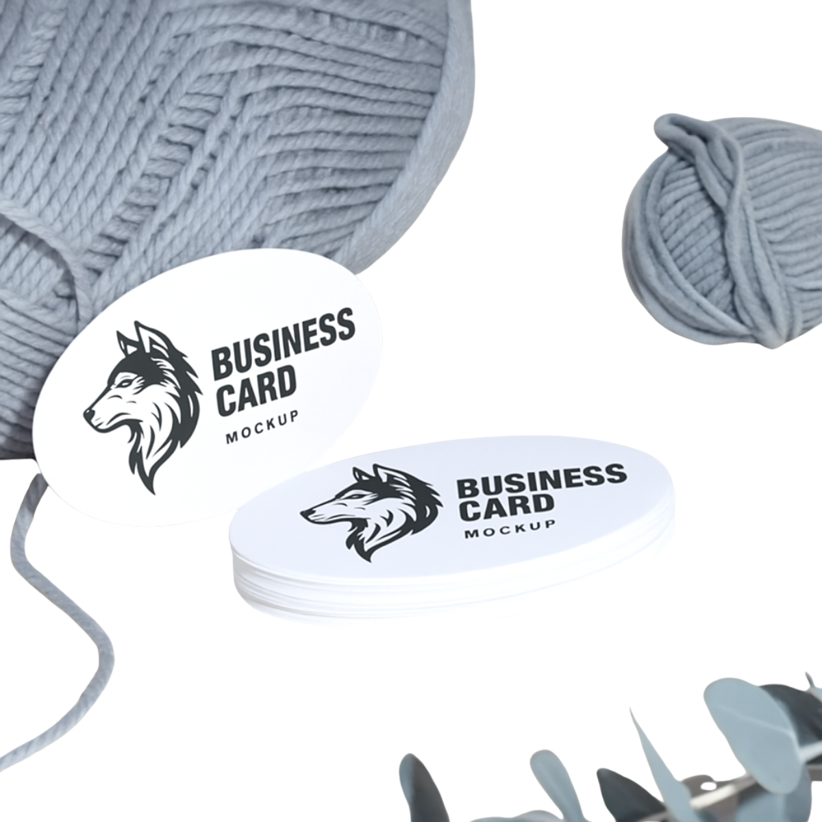 Oval Business Cards