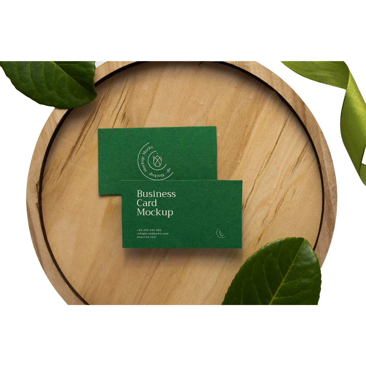 Natural Textured Business Cards