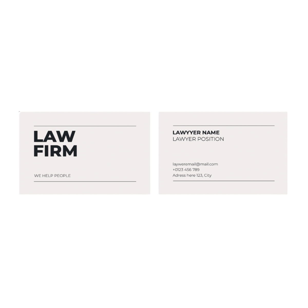 Standard Business Card