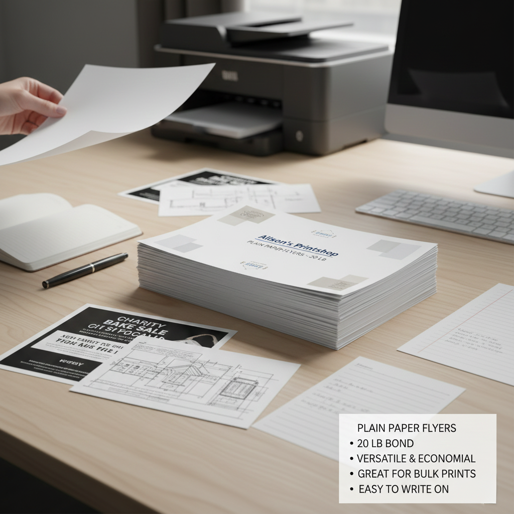 Flyers – Full-Color Printing on 20 lb Plain Paper