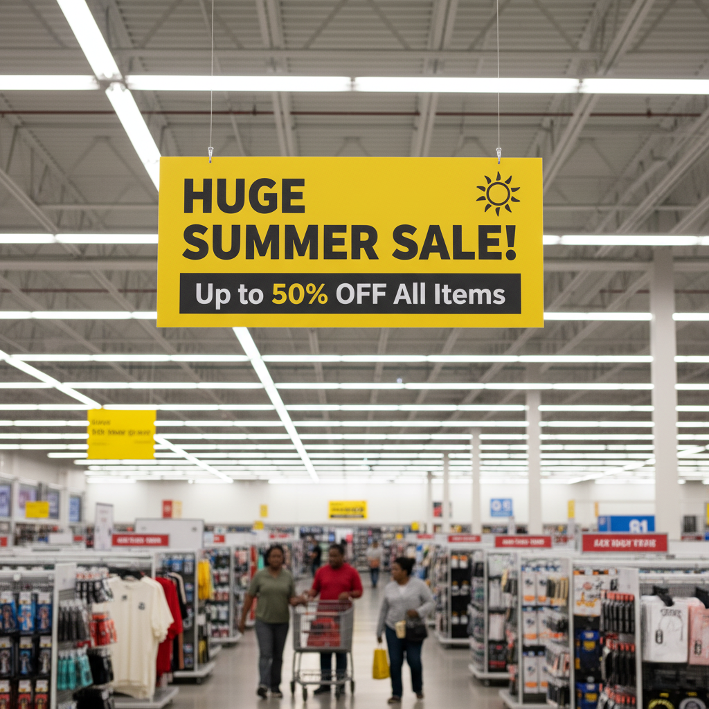 Hanging Retail Signs
