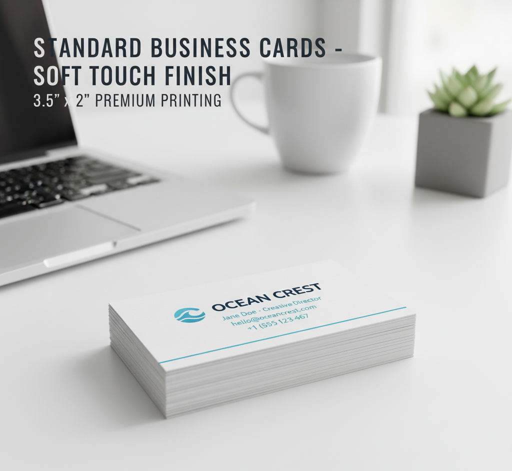 Standard Business Cards - Soft Touch Paper