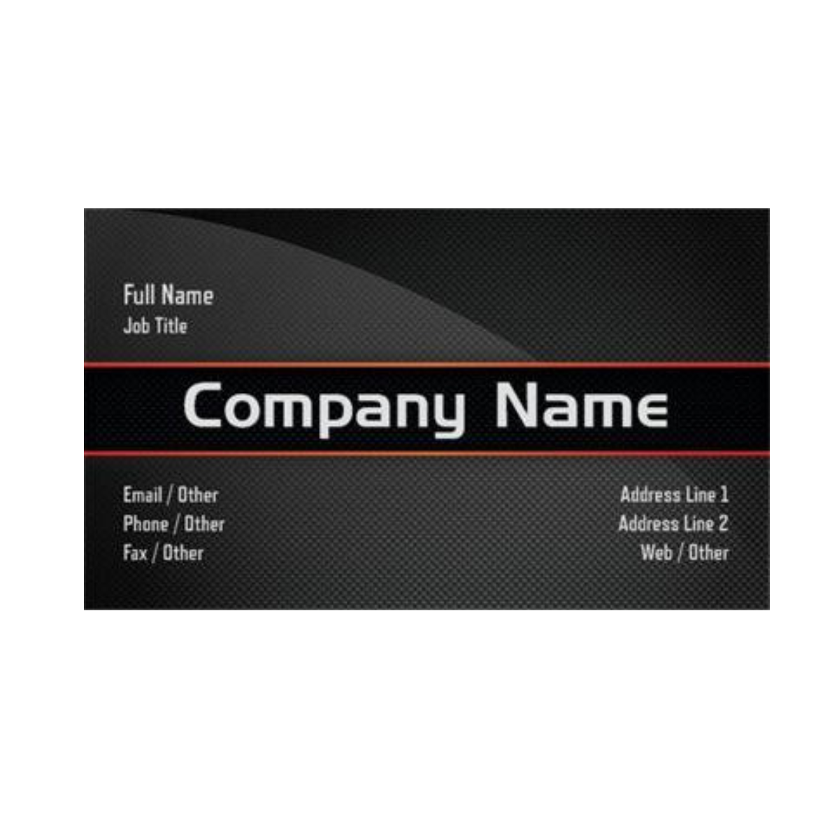Standard Business Card 3.5x2