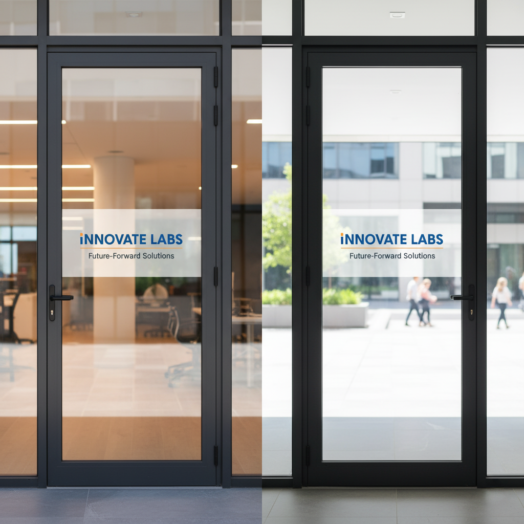 Double-Sided Window Decals – Custom Clear Vinyl Signs Viewable from Both Sides